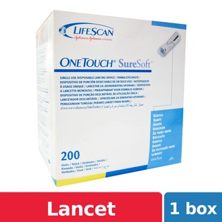 One Touch SureSoft Lancets 200s