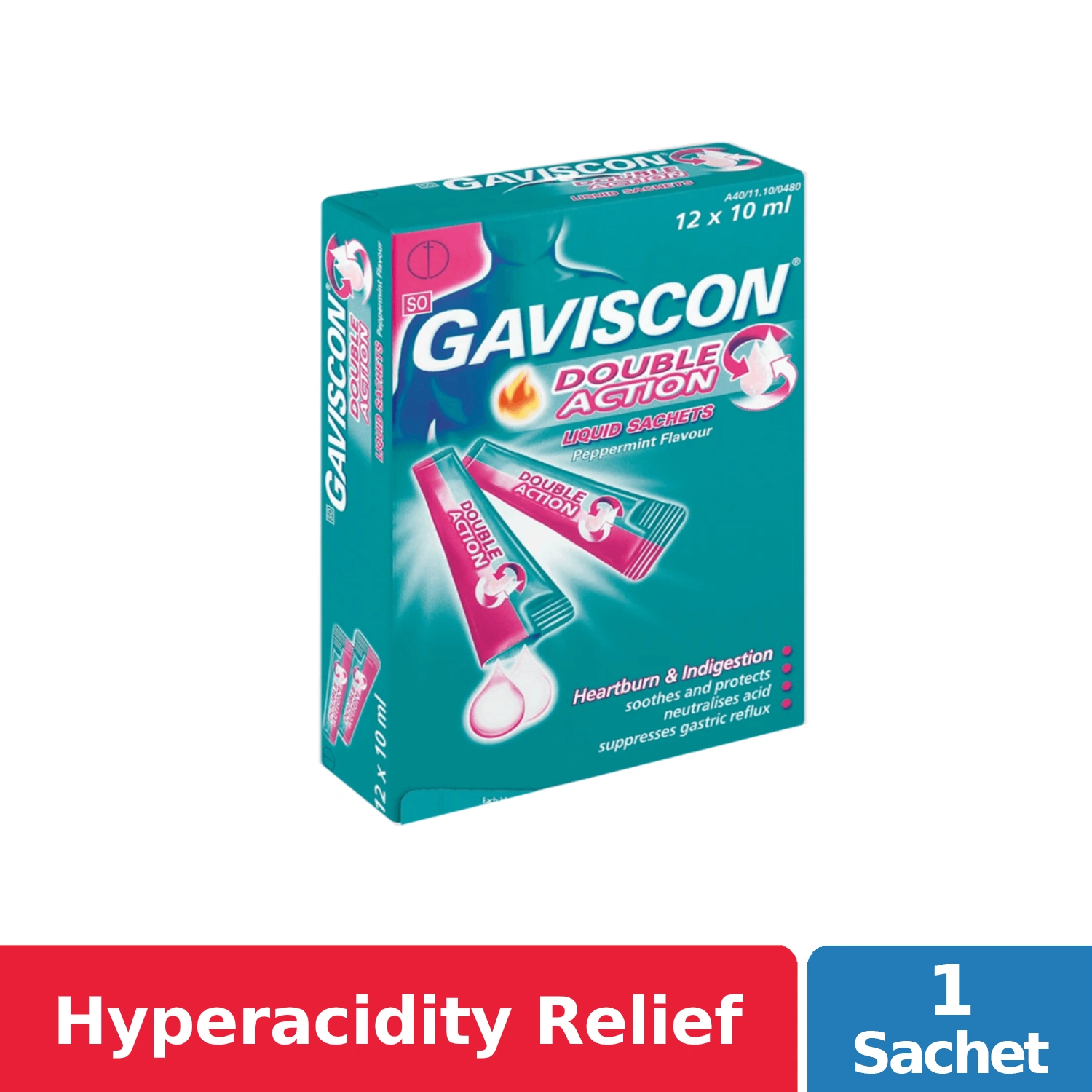 Gaviscon Double Action 10ml Sachet - | NCCC Online Store