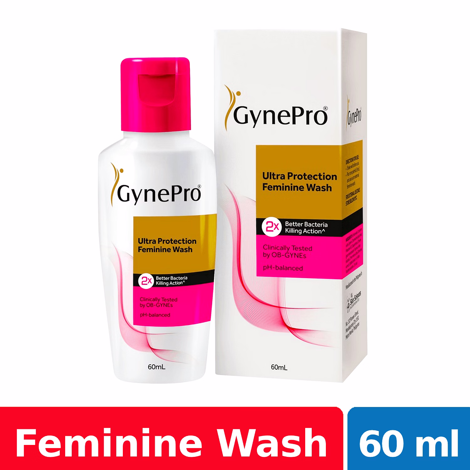 Gynepro Feminine Wash Ultra Protection 60ml NCCC Online Store