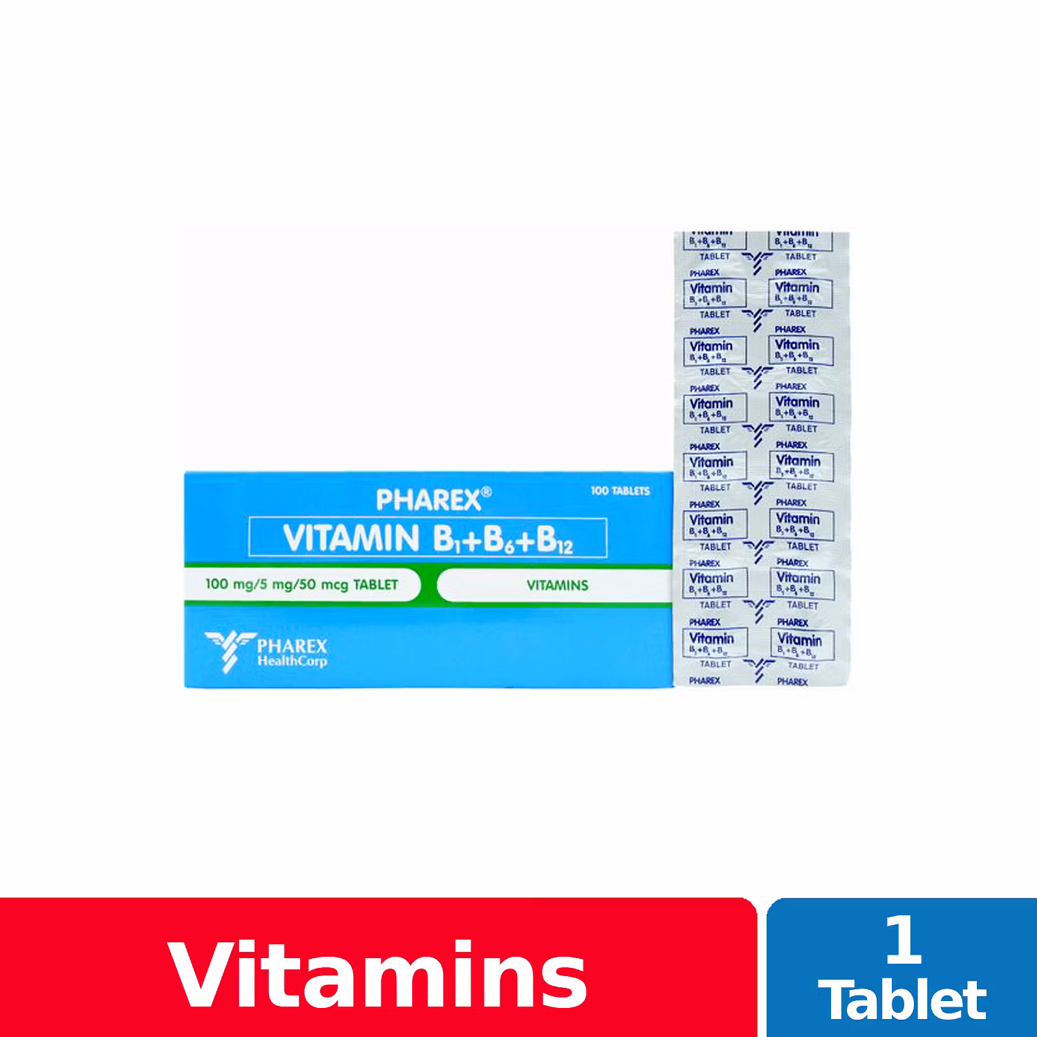 Pharex Vitamins Tablet 100s NCCC Online Store
