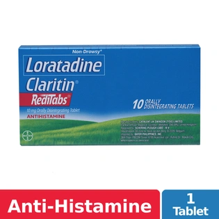 Claritin Reditabs Non-Drowsy 10mg Tablet