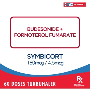 Symbicort 160mcg / 4.5mcg 60 Doses Turbuhaler