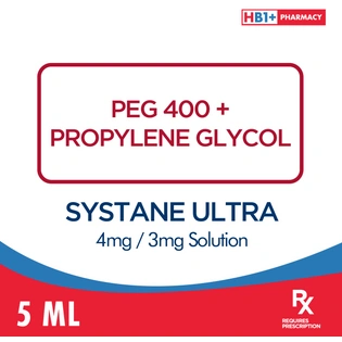 Systane Ultra 4mg / 3mg Solution 5ml