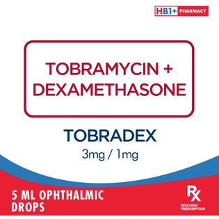 Tobradex 3mg / 1mg 5ml Ophthalmic Drops