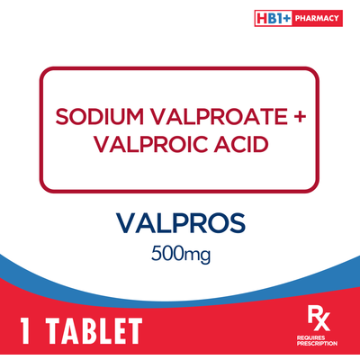 Valpros 500mg Tablet - | NCCC Online Store