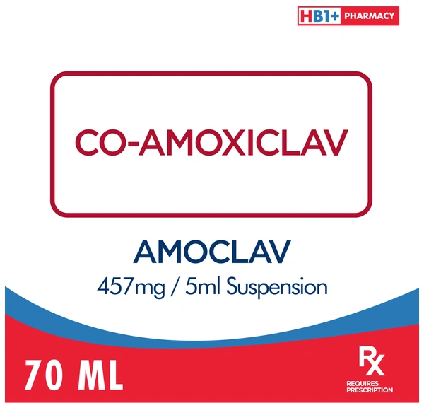 Amoclav 457mg 5ml Suspension 70ml Nccc Online Store