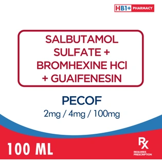 Pecof 2mg / 4mg / 100mg 100ml