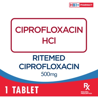Ritemed Ciprofloxacin 500mg Tablet