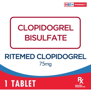 Ritemed Clopidogrel 75mg Tablet