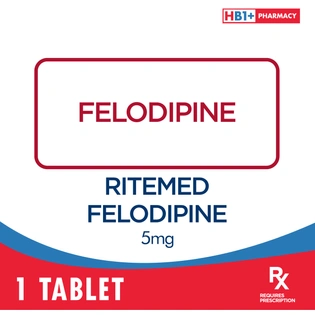 Ritemed Felodipine 5mg Tablet