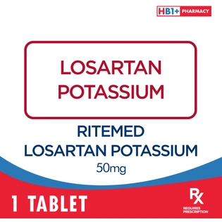 Ritemed Losartan Potassium 50mg Tablet