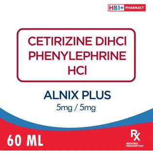 Alnix Plus 5mg / 5mg 60ml
