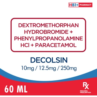 Decolsin 10mg / 12.5mg / 250mg 60ml