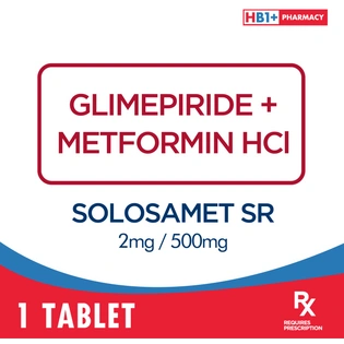 Solosamet Sr 2mg / 500mg Tablet