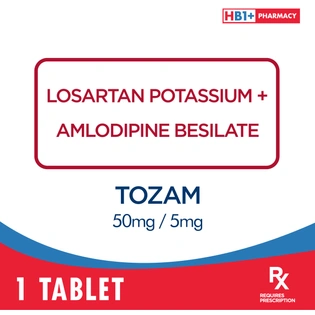 Tozam 50mg / 5mg Tablet