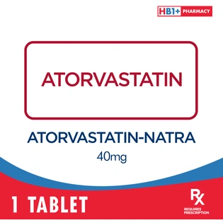 Atorvastatin-Natra 40mg Tablet
