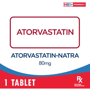 Atorvastatin-Natra 80mg Tablet