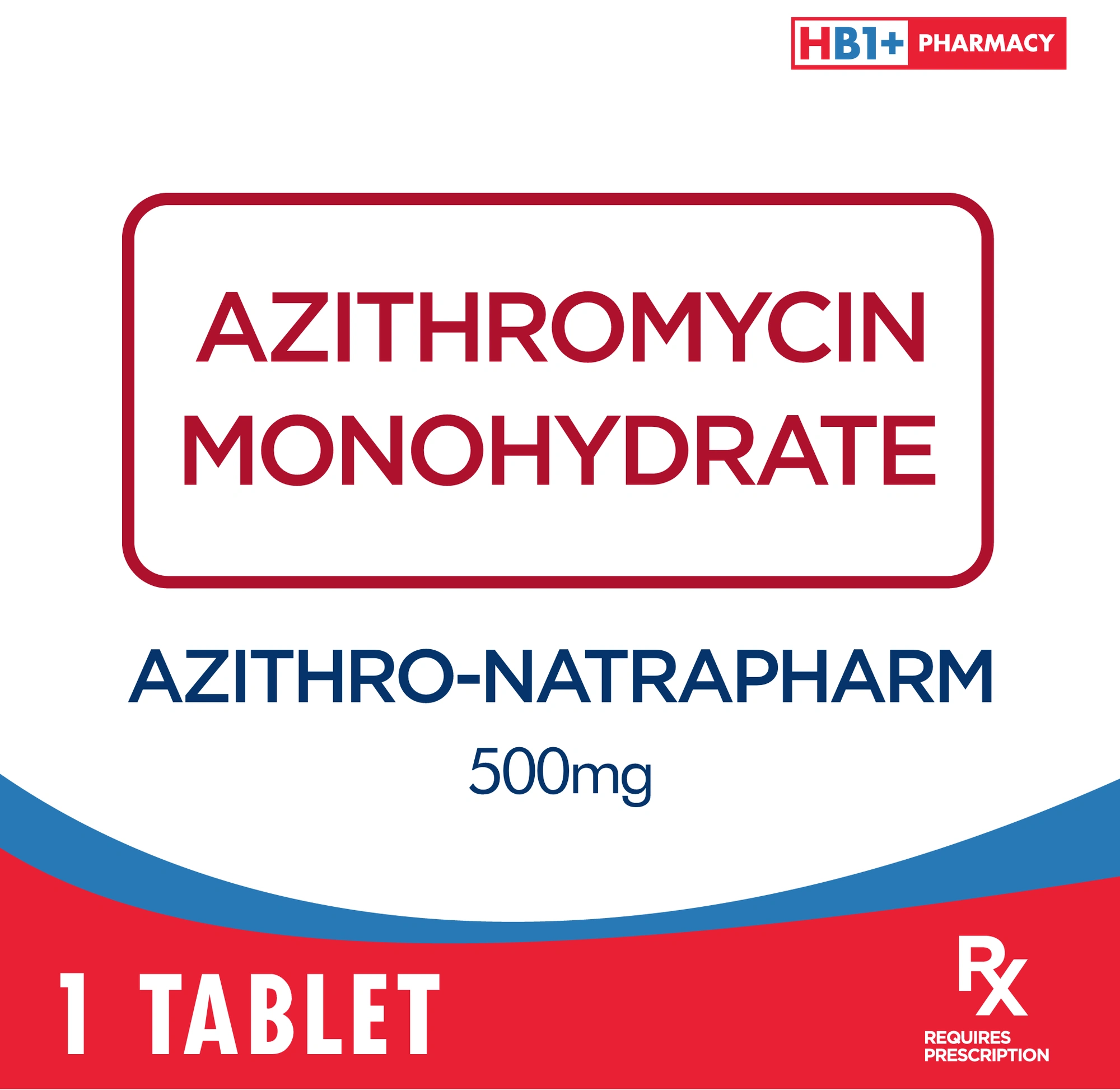 Azithro-Natrapharm 500mg Tablet - | NCCC Online Store