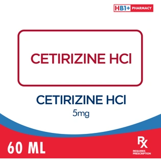 Cetirizine HCL 5mg 60ml