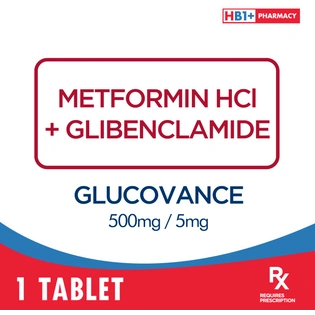 Glucovance 500mg / 5mg Tablet