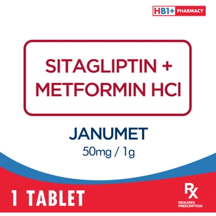 Janumet 50mg / 1g Tablet