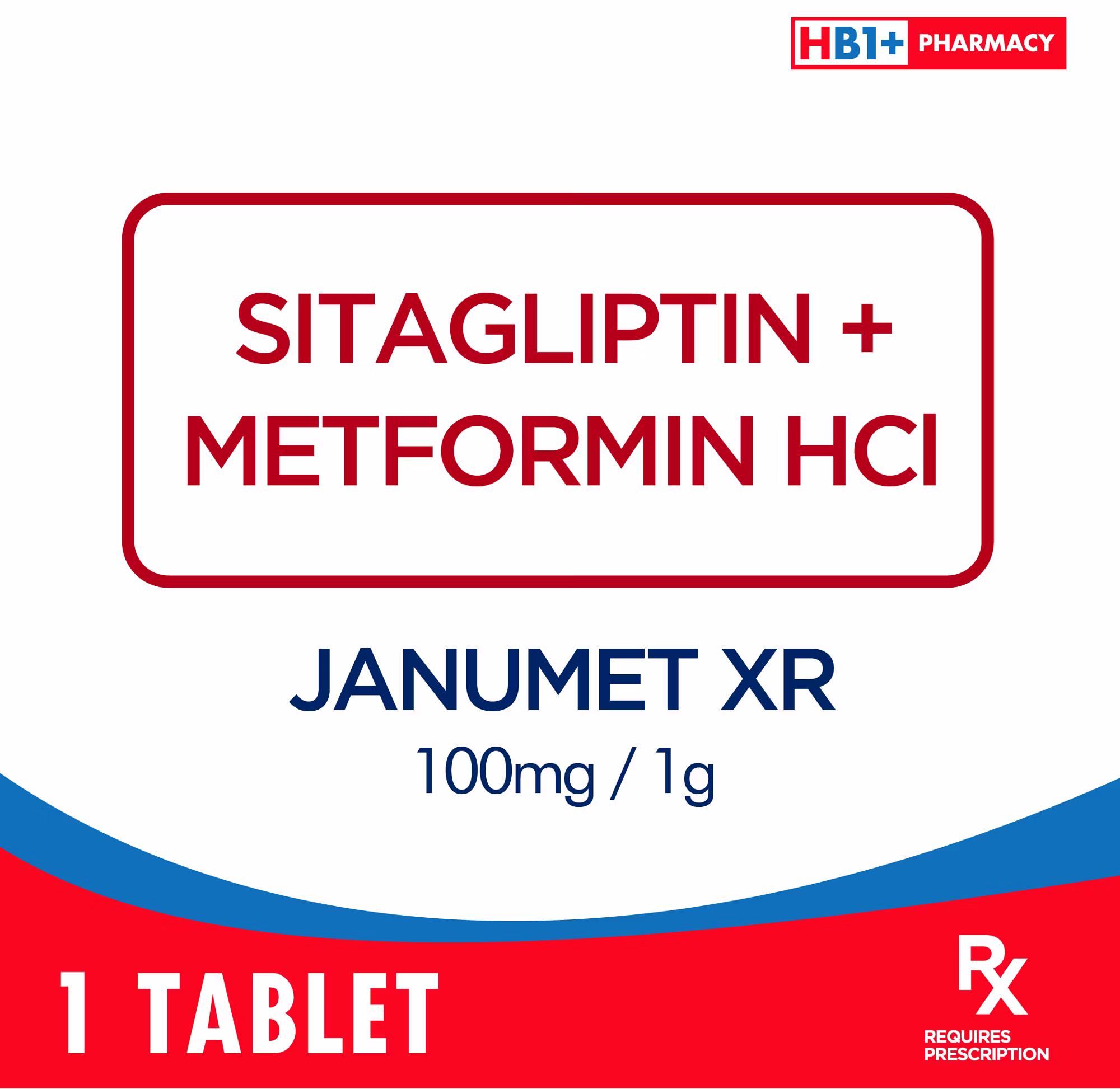 Janumet XR 100mg / 1g Tablet NCCC Online Store