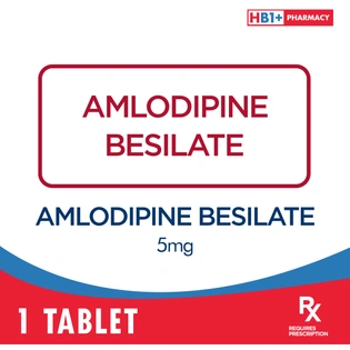 Amlodipine Besilate 5mg Tablet