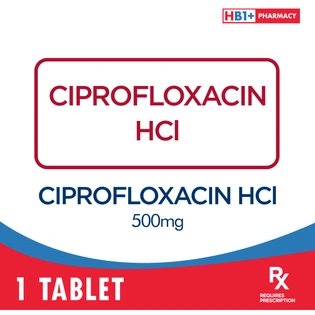 Ciprofloxacin HCL 500mg Tablet