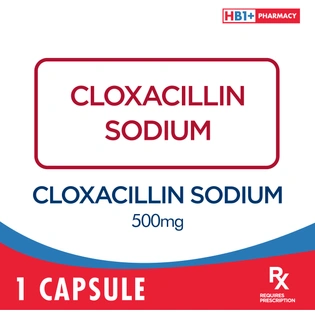 Cloxacillin Sodium 500mg Capsule