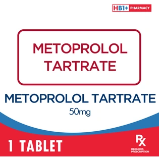 Metoprolol Tartrate 50mg Tablet