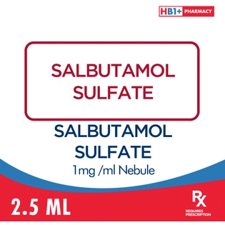 Salbutamol Sulfate 1mg /ml Nebule 2.5ml