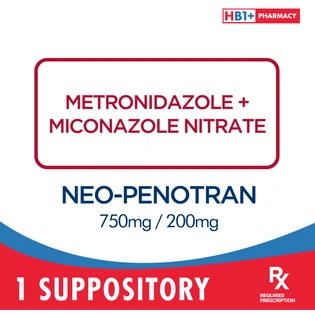Neo-Penotran 750mg / 200mg Suppository