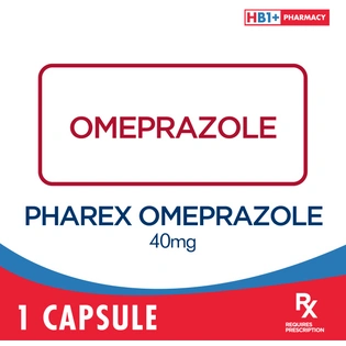 Pharex Omeprazole 40mg Capsule