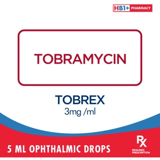 Tobrex 3mg /ml 5ml Ophthalmic Drops