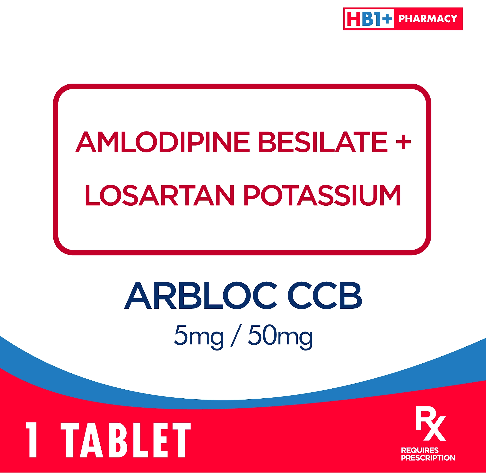 Arbloc CCB 5mg / 50mg Tablet - | NCCC Online Store