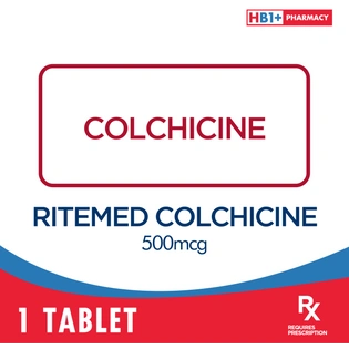 Ritemed Colchicine 500mcg Tablet