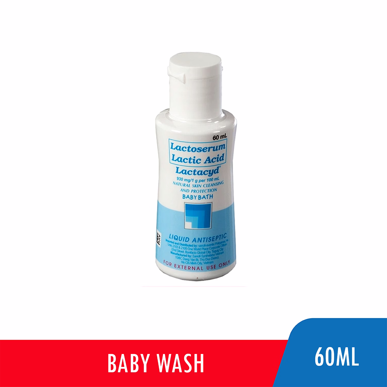 Lactacyd Baby Bath Natural Skin Cleansing and Protection 60ml NCCC Online Store