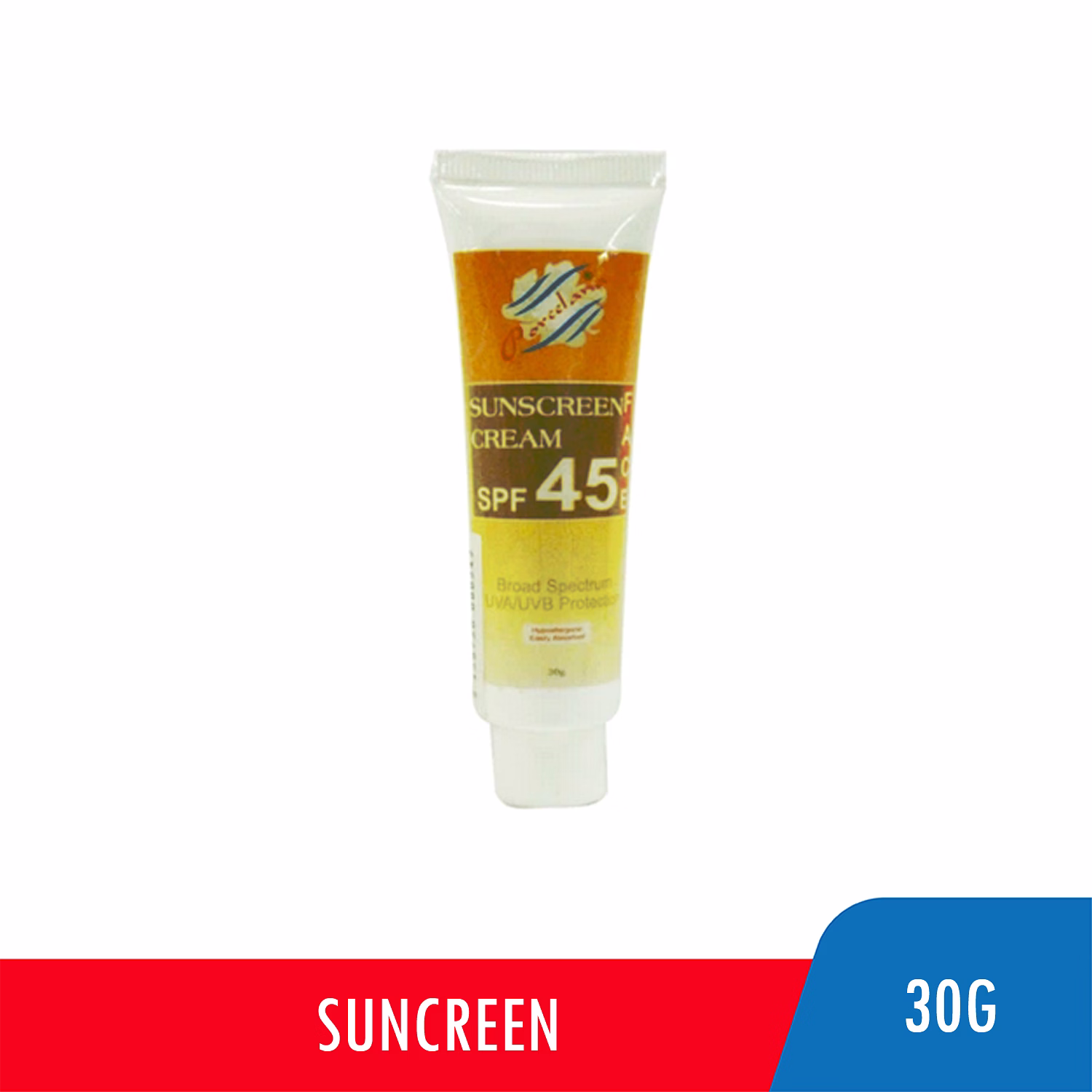 Porcelana Sunscreen Face Cream SPF45 20g NCCC Online Store