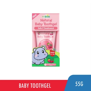 Tiny Buds Natural Baby Toothgel Stage 1 Strawberry Cherry 55g