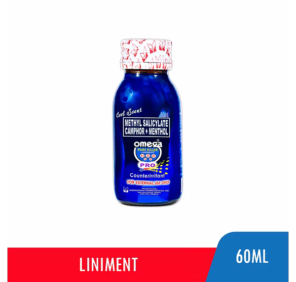 Omega Pain Killer Liniment Pro Counterirritant 60ml NCCC Online Store