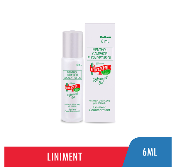 Genuine Efficascent Relaxing Oil 6ml - | NCCC Online Store