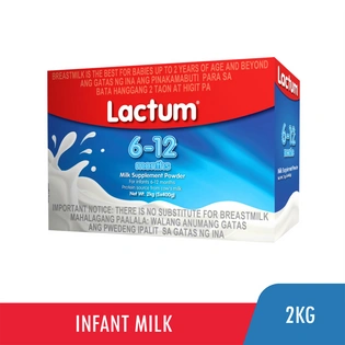 Lactum 6-12 Months Plain 2kg