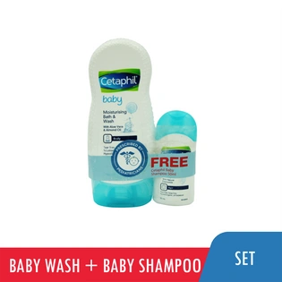 Buy 1 Cetaphil Baby Ultra Moisturizing Bath & Wash With Aloe Vera & Almond Oil 230ml + Cetaphil Baby Shampoo 50ml