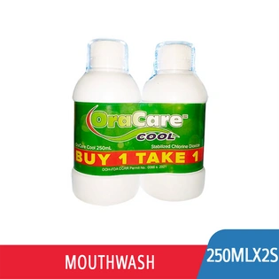Buy 1+1 Oracare Mouthrinse Cool 250ml