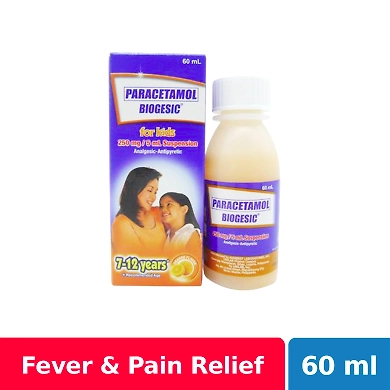 Biogesic 250mg 60ml Orange Suspension-11078132