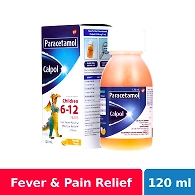 Calpol 6-12 120ml Orange Flavor Suspension