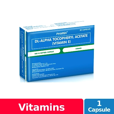 Pharex Vitamin E 400 IU Capsule-11090800