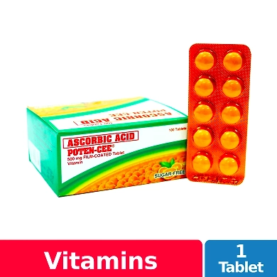 Poten-Cee Sugar Free 500mg Film Coated Tablet-11076411
