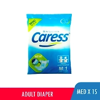 Caress Adult Diaper Unisex Medium 1s