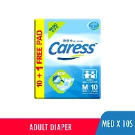 Caress Adult Diaper Unisex Medium 10s